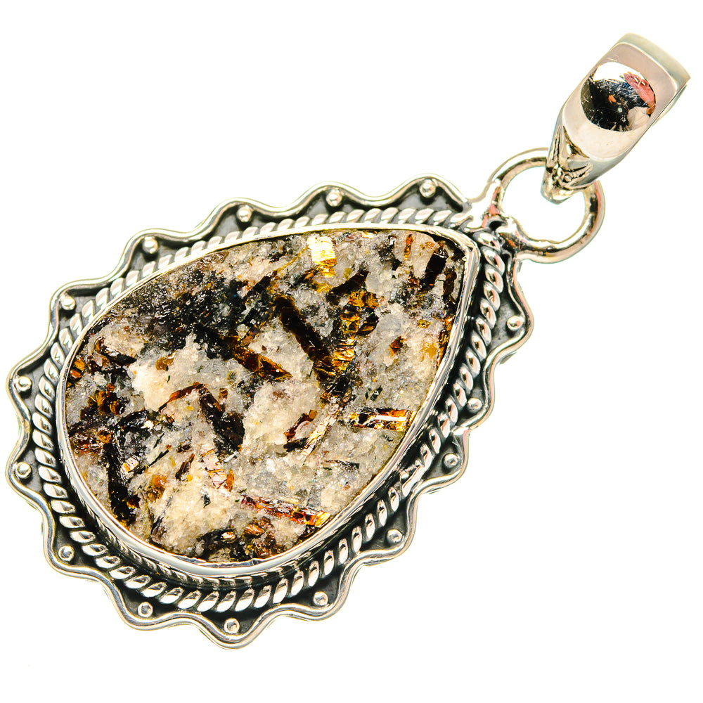 Astrophyllite Pendants handcrafted by Ana Silver Co - PD26735 - Photo 2