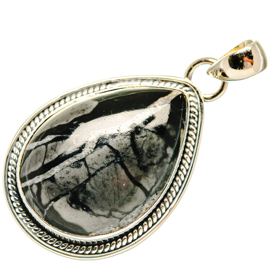Picasso Jasper Pendants handcrafted by Ana Silver Co - PD26736 - Photo 2