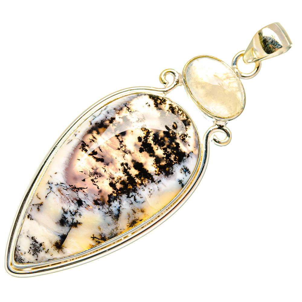 Dendritic Opal Pendants handcrafted by Ana Silver Co - PD26743 - Photo 2