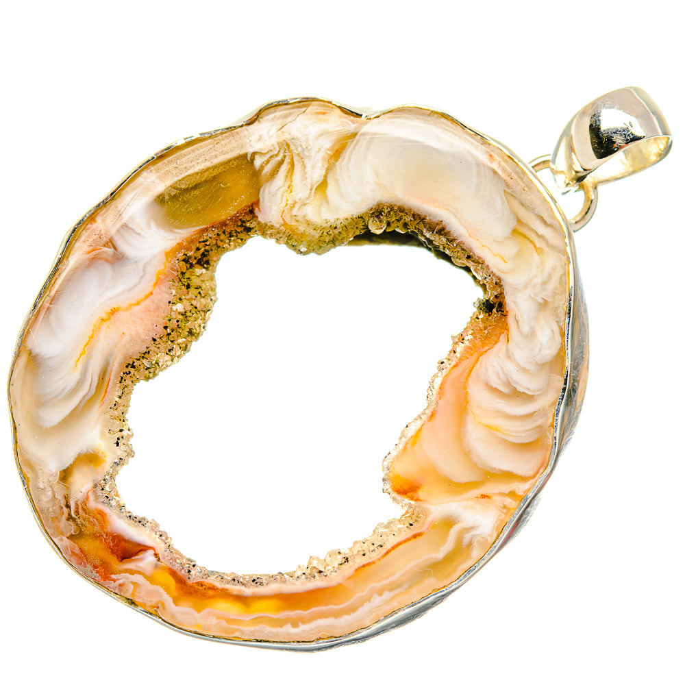 Occo Geode Pendants handcrafted by Ana Silver Co - PD26744 - Photo 2