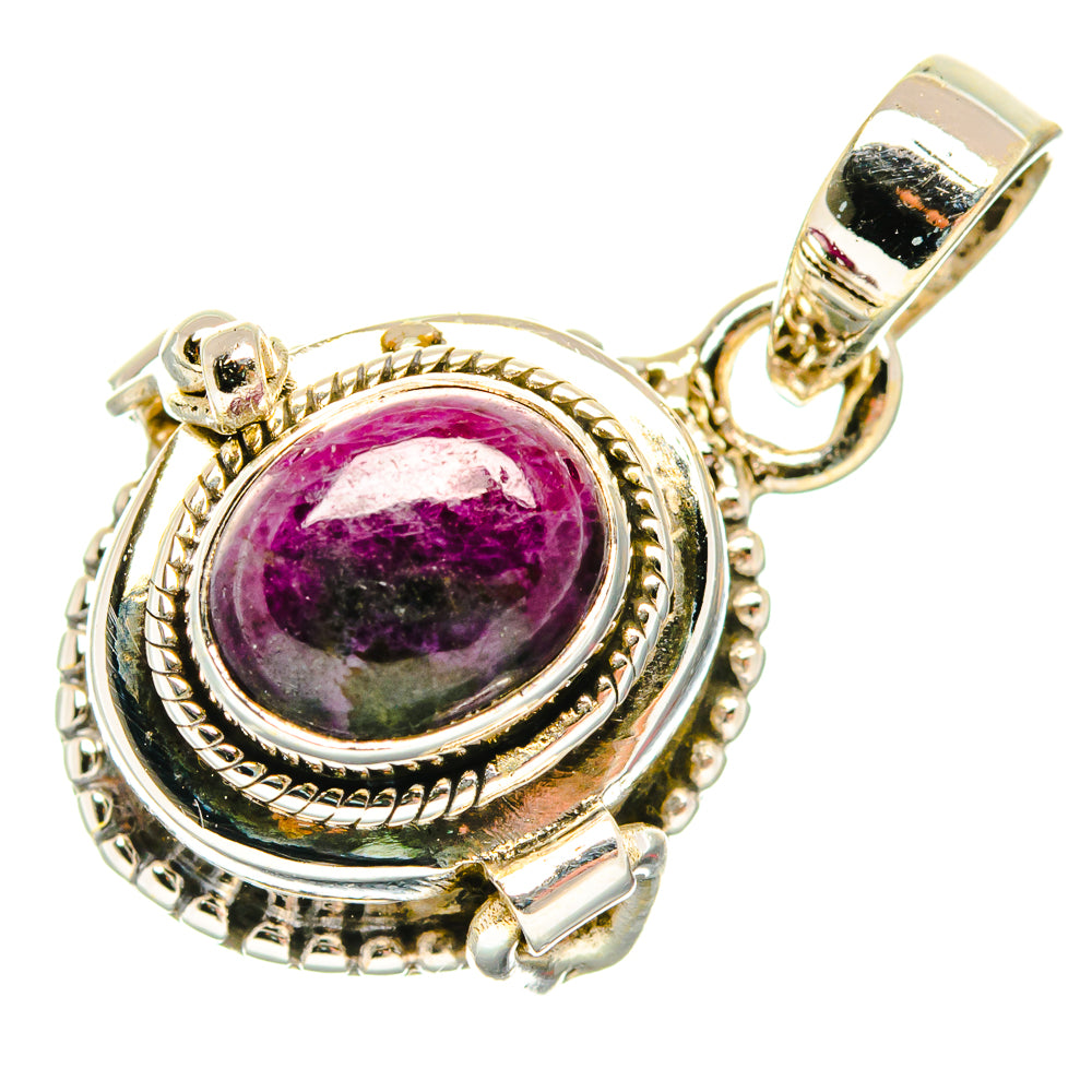 Ruby Fuchsite Pendants handcrafted by Ana Silver Co - PD26765 - Photo 2