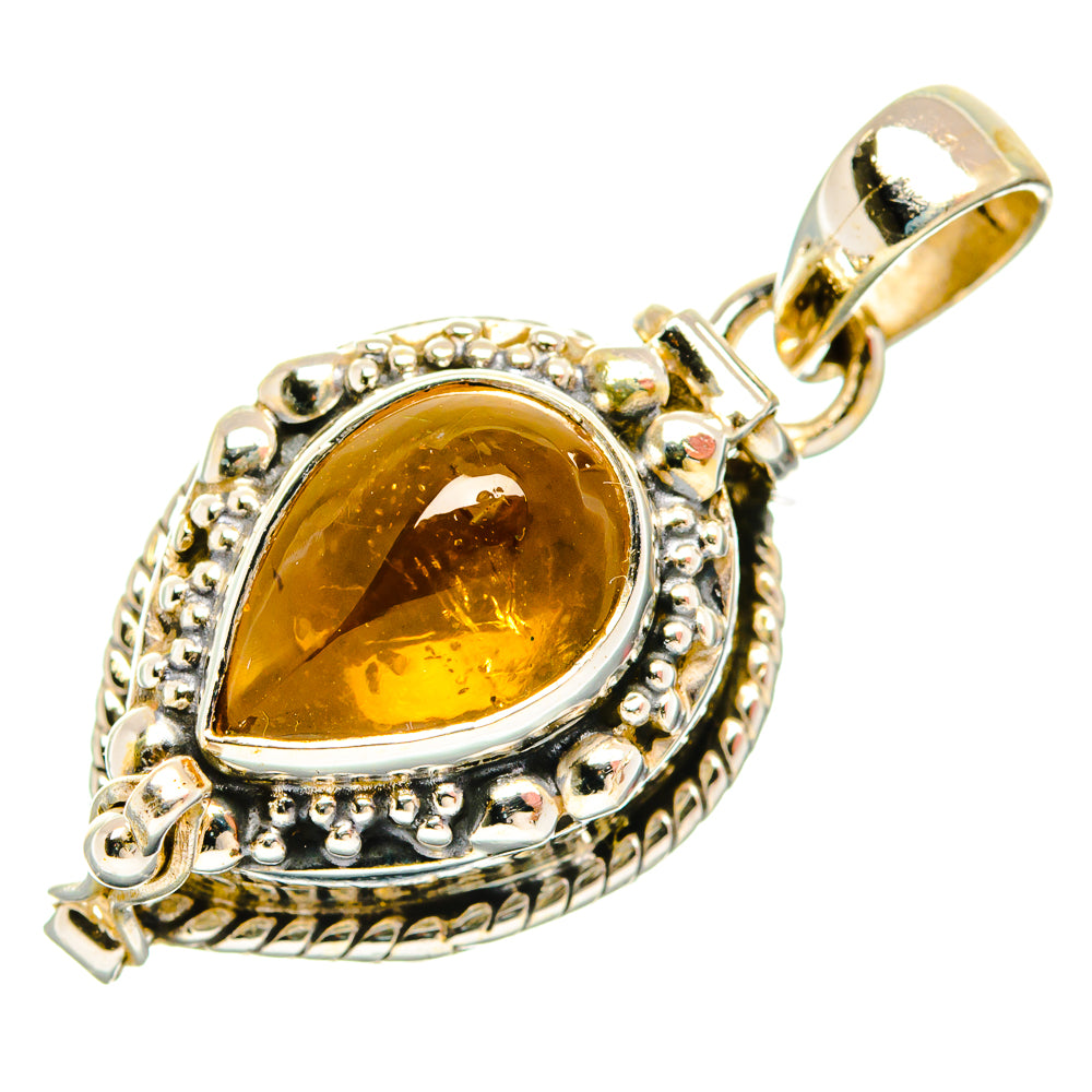 Citrine Pendants handcrafted by Ana Silver Co - PD26773 - Photo 2