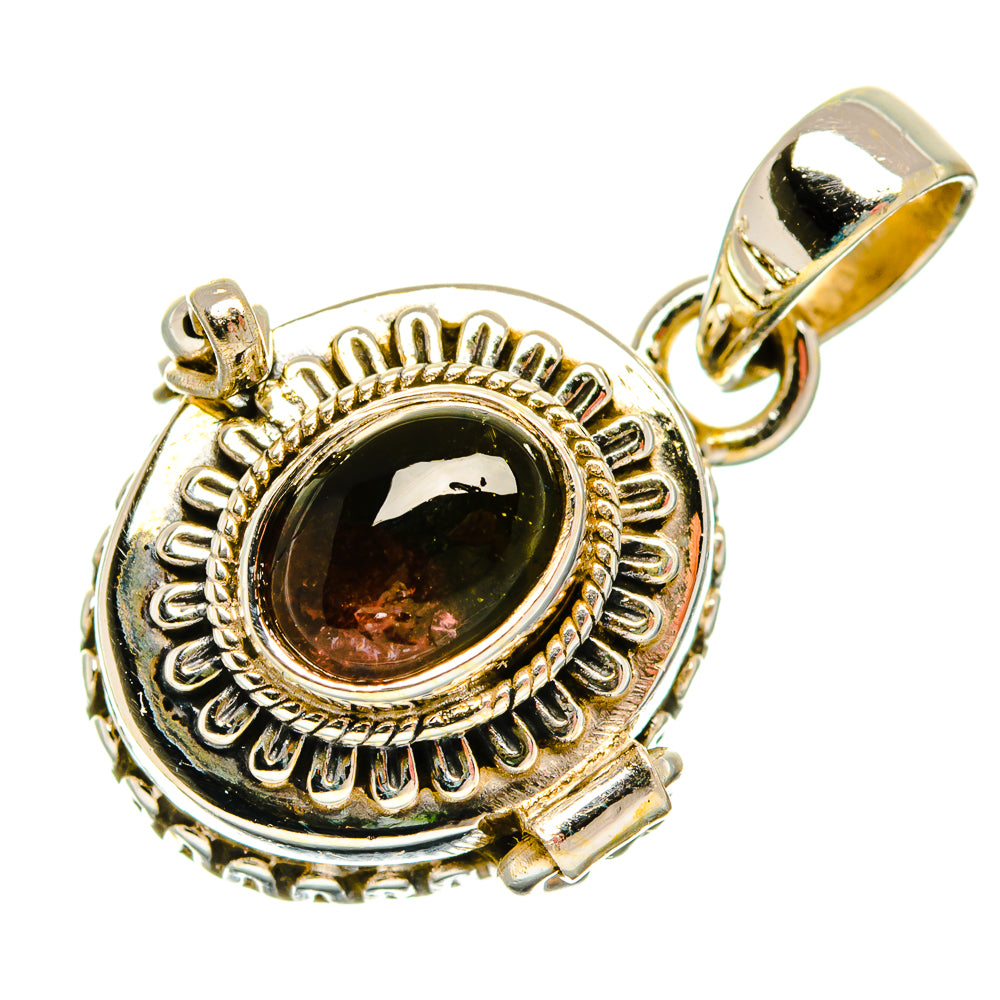 Watermelon Tourmaline Pendants handcrafted by Ana Silver Co - PD26775 - Photo 2