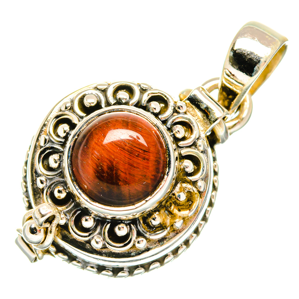 Red Tiger Eye Pendants handcrafted by Ana Silver Co - PD26776 - Photo 2