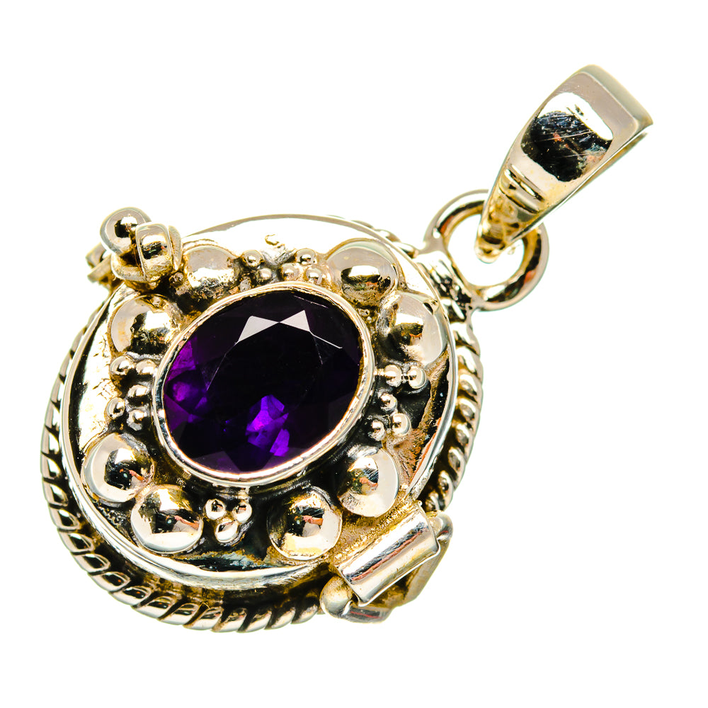 Purple Spinel Pendants handcrafted by Ana Silver Co - PD26777 - Photo 2