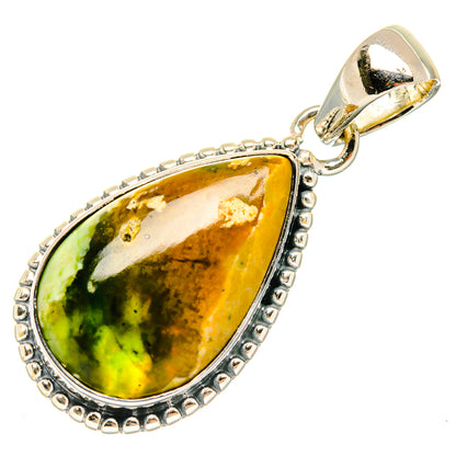 Rainforest Jasper Pendants handcrafted by Ana Silver Co - PD26791 - Photo 2
