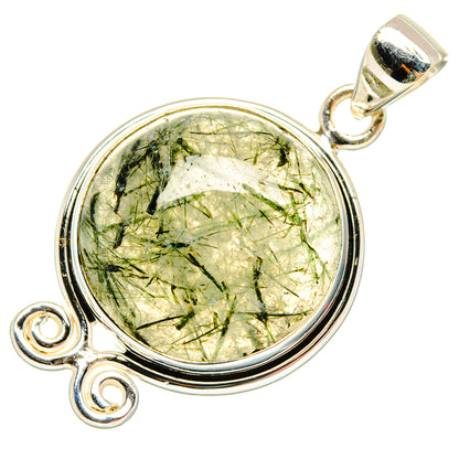 Tourmalinated Quartz Pendants handcrafted by Ana Silver Co - PD26792 - Photo 2
