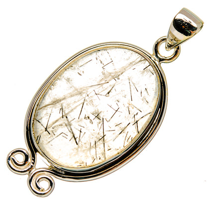 Tourmalinated Quartz Pendants handcrafted by Ana Silver Co - PD26794 - Photo 2