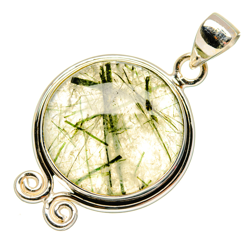 Tourmalinated Quartz Pendants handcrafted by Ana Silver Co - PD26797 - Photo 2