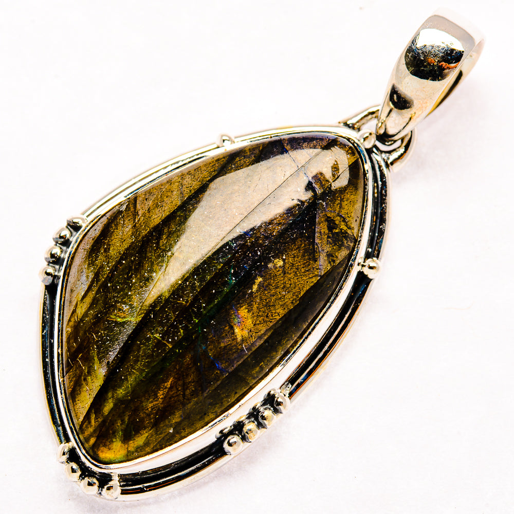 Labradorite Pendants handcrafted by Ana Silver Co - PD26799 - Photo 2