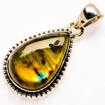 Labradorite Pendants handcrafted by Ana Silver Co - PD26803 - Photo 2