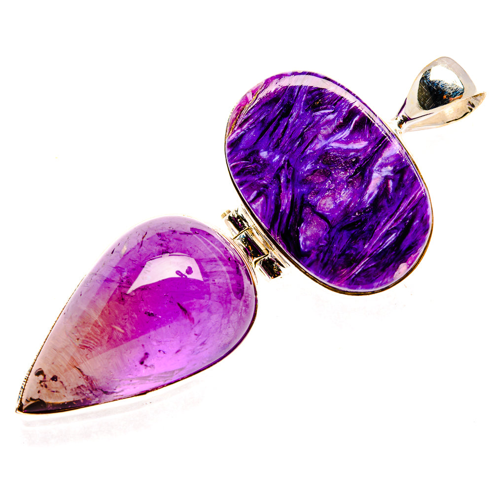Charoite Pendants handcrafted by Ana Silver Co - PD26816 - Photo 2