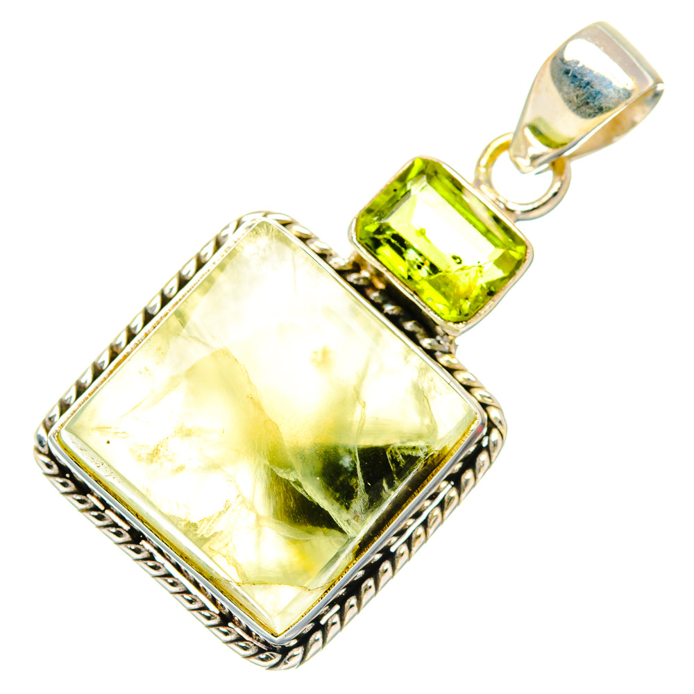 Prehnite Pendants handcrafted by Ana Silver Co - PD26834 - Photo 2