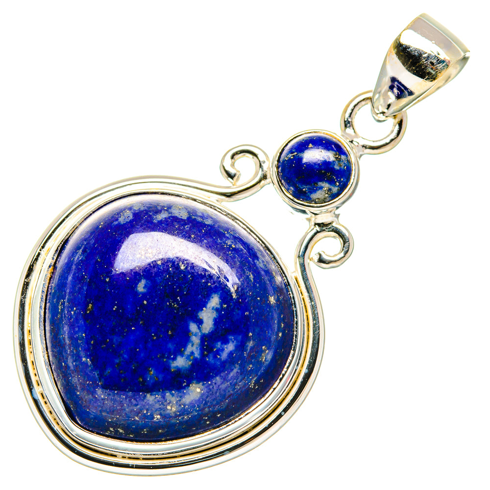 Lapis Lazuli Pendants handcrafted by Ana Silver Co - PD26840 - Photo 2