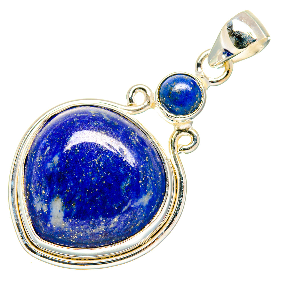 Lapis Lazuli Pendants handcrafted by Ana Silver Co - PD26841 - Photo 2