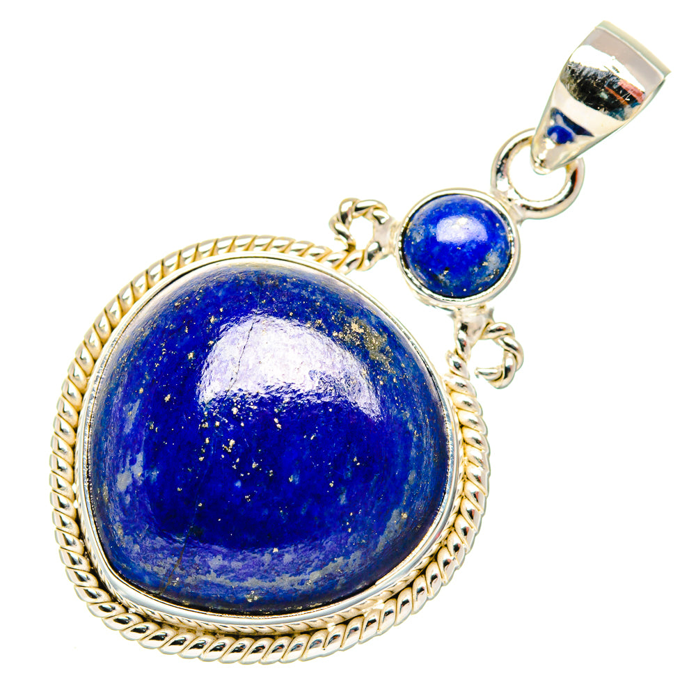 Lapis Lazuli Pendants handcrafted by Ana Silver Co - PD26842 - Photo 2