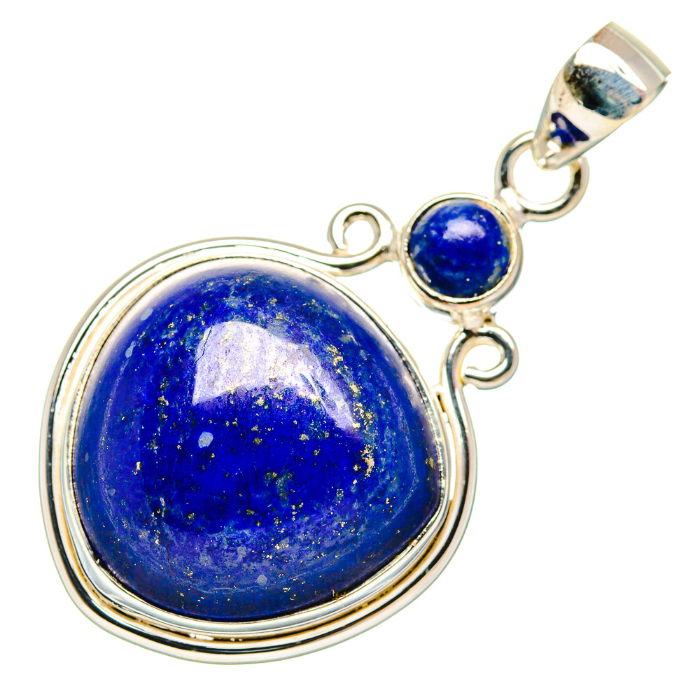Lapis Lazuli Pendants handcrafted by Ana Silver Co - PD26843 - Photo 2