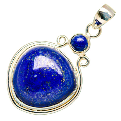 Lapis Lazuli Pendants handcrafted by Ana Silver Co - PD26843 - Photo 2