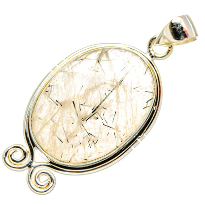 Tourmalinated Quartz Pendants handcrafted by Ana Silver Co - PD26846 - Photo 2