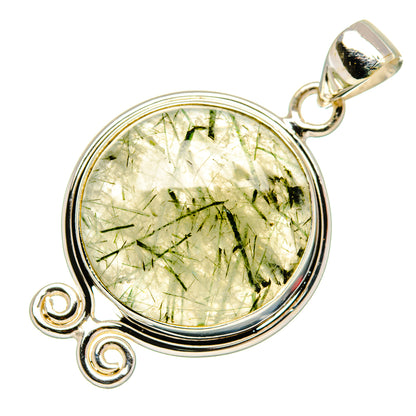 Tourmalinated Quartz Pendants handcrafted by Ana Silver Co - PD26847 - Photo 2