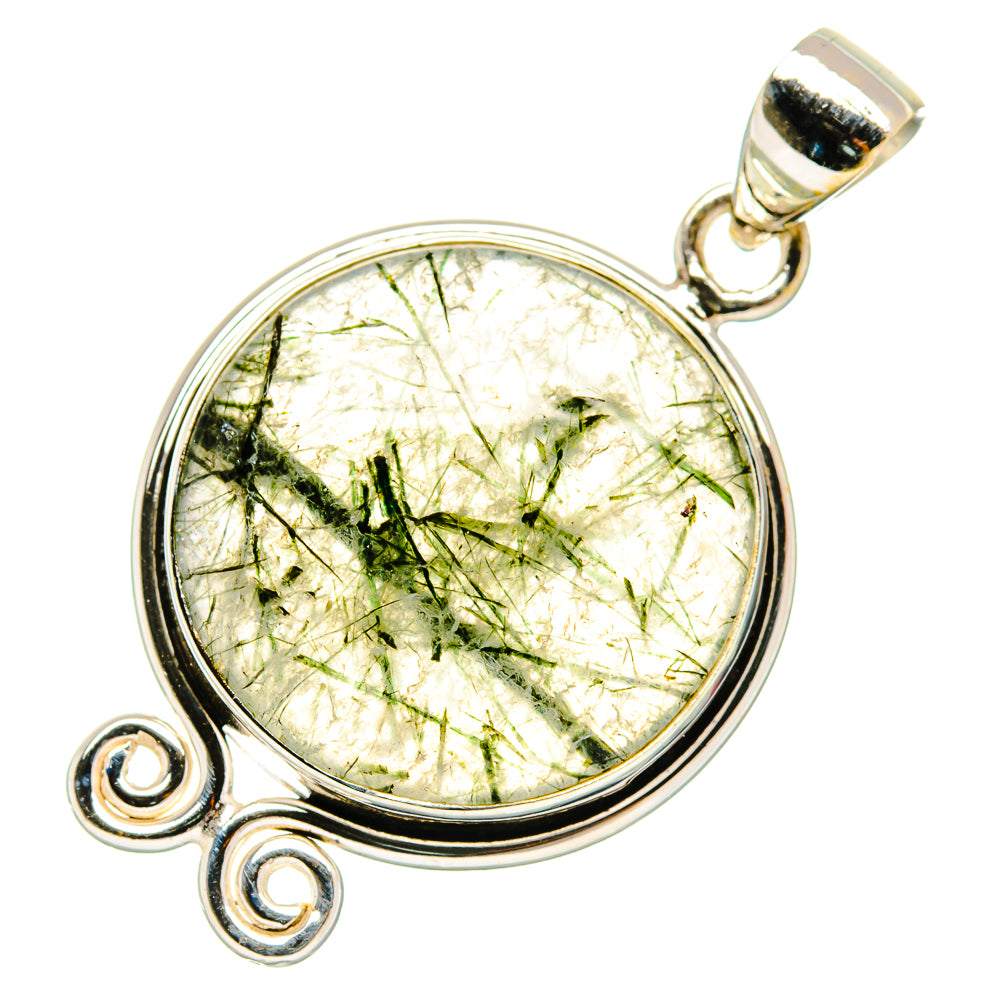 Tourmalinated Quartz Pendants handcrafted by Ana Silver Co - PD26848 - Photo 2