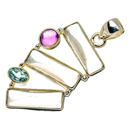 White Quartz Pendants handcrafted by Ana Silver Co - PD26871 - Photo 2
