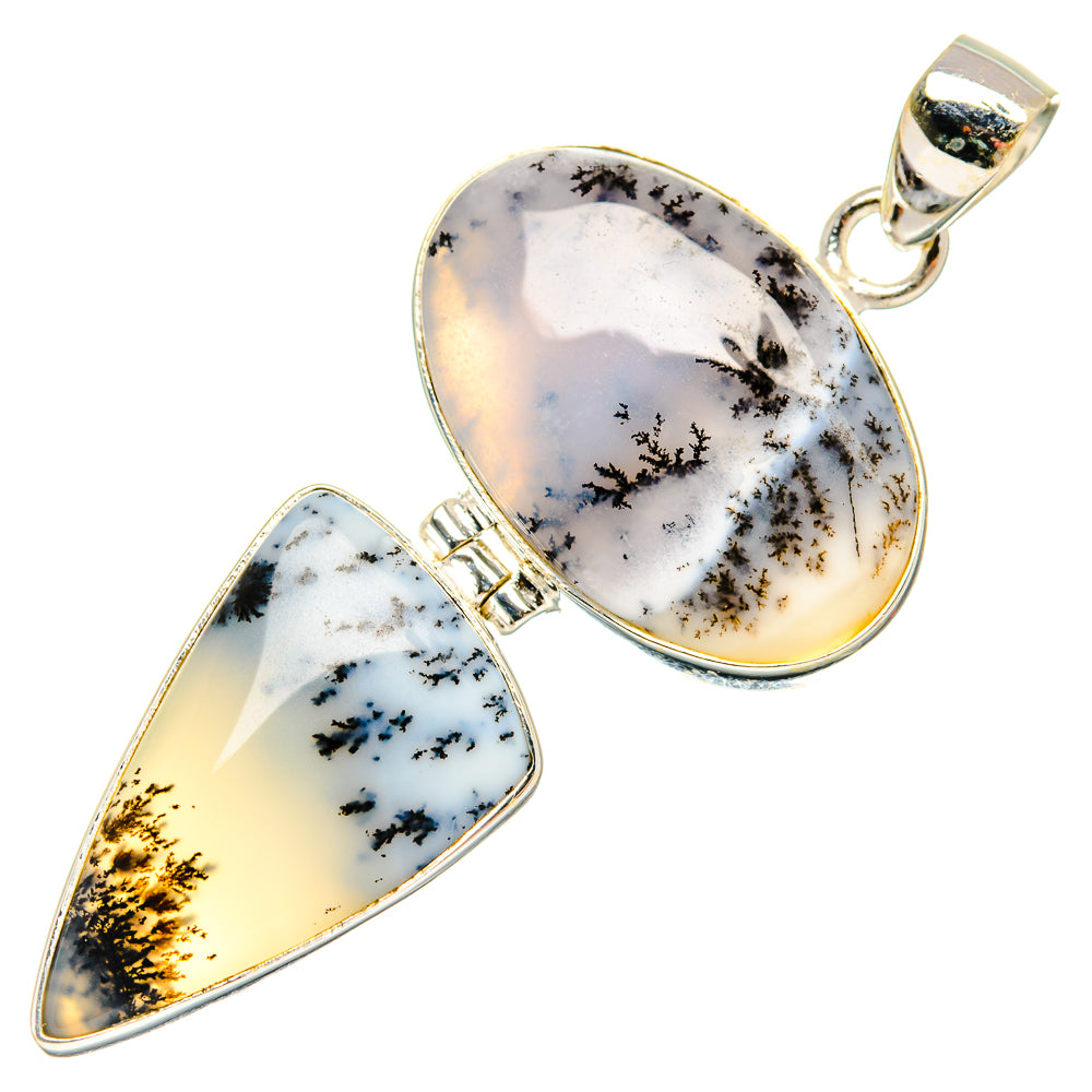Dendritic Opal Pendants handcrafted by Ana Silver Co - PD26899 - Photo 2