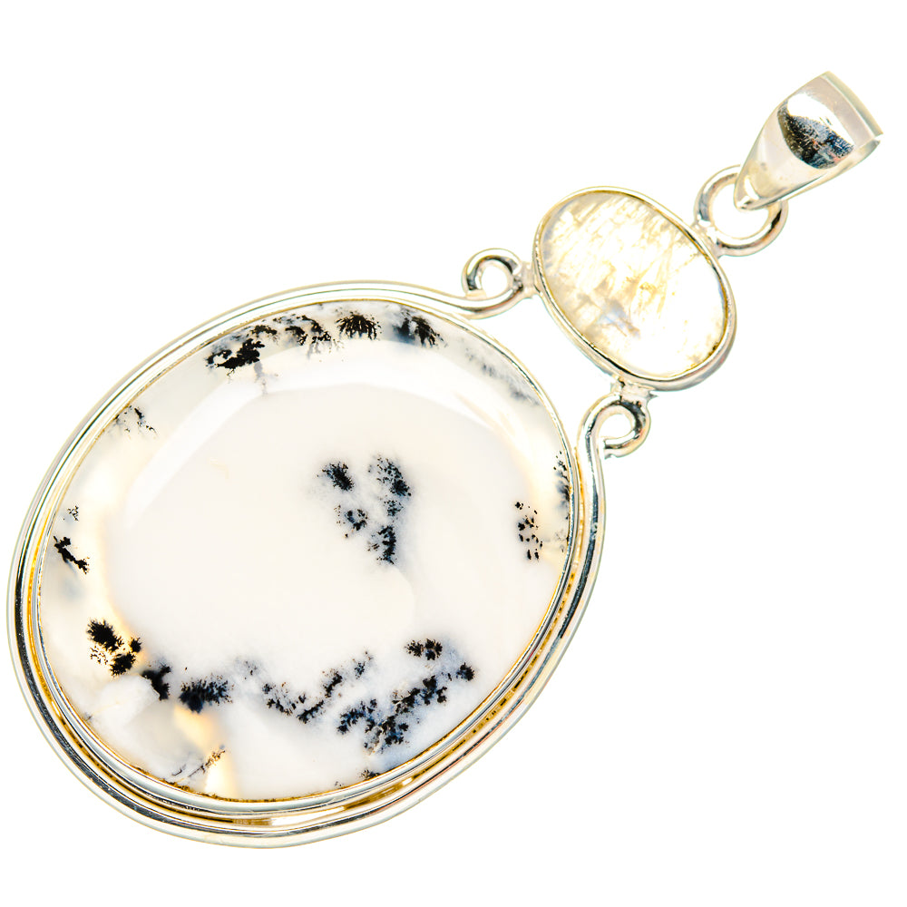 Dendritic Opal Pendants handcrafted by Ana Silver Co - PD26900 - Photo 2