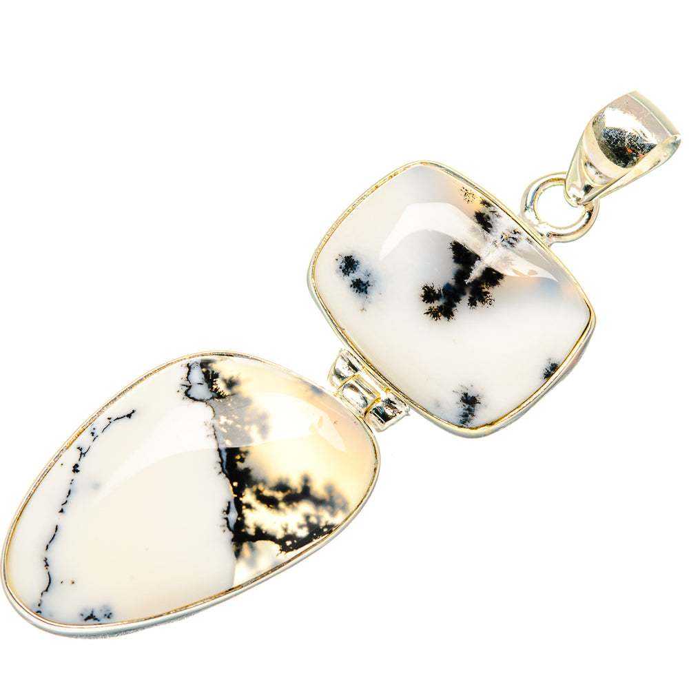 Dendritic Opal Pendants handcrafted by Ana Silver Co - PD26901 - Photo 2