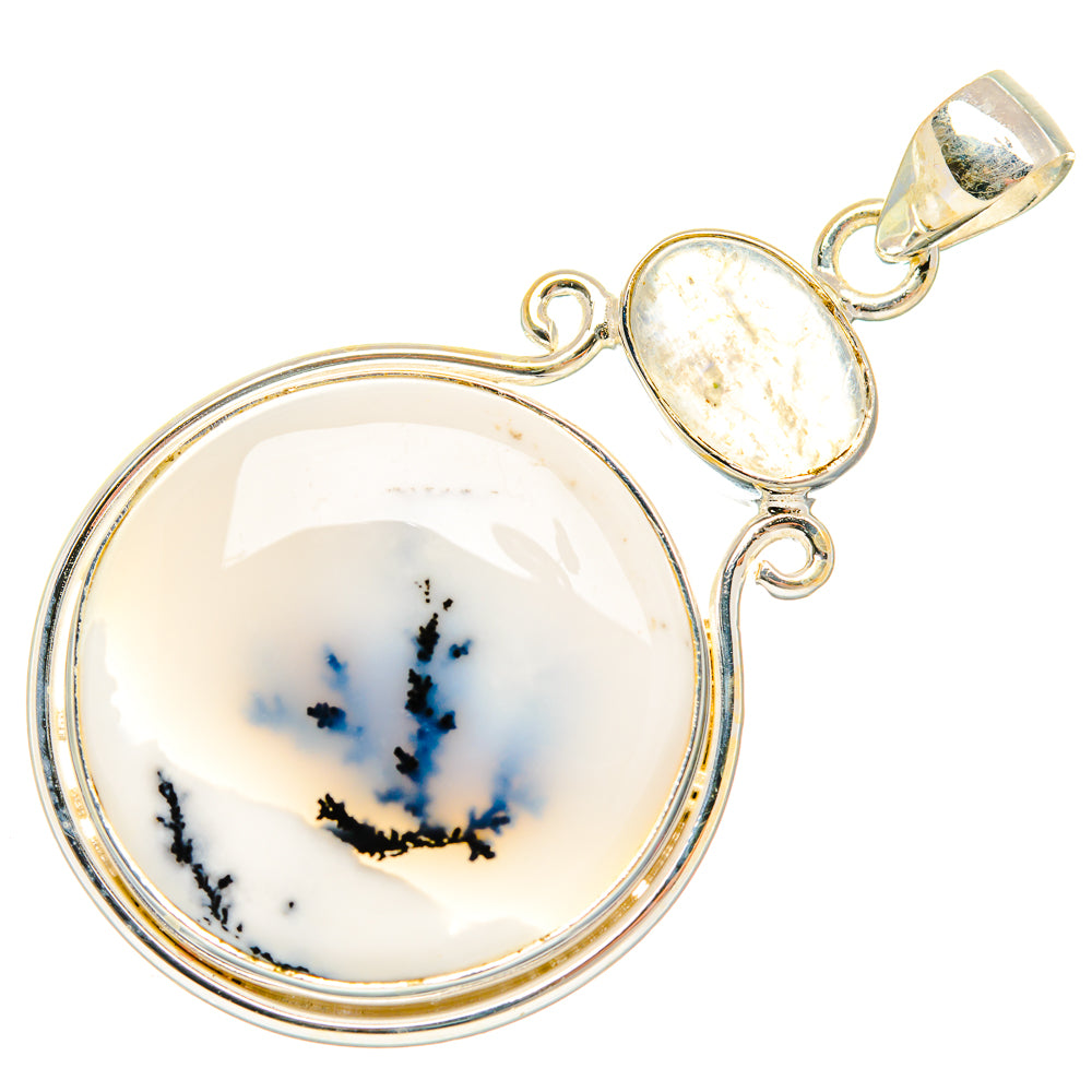 Dendritic Opal Pendants handcrafted by Ana Silver Co - PD26902 - Photo 2