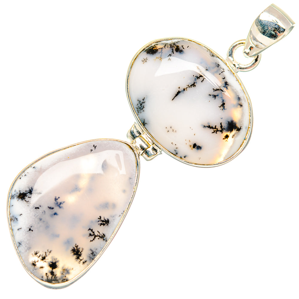 Dendritic Opal Pendants handcrafted by Ana Silver Co - PD26903 - Photo 2