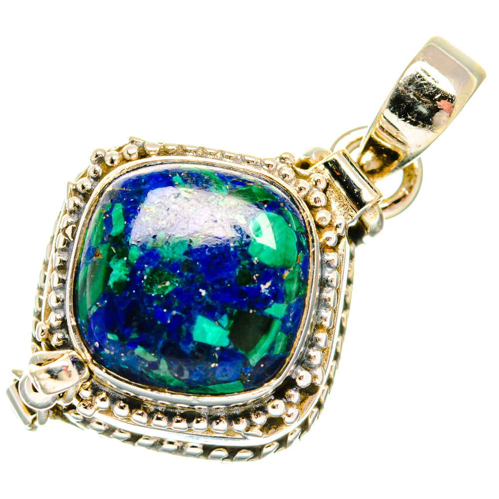Azurite Pendants handcrafted by Ana Silver Co - PD26916 - Photo 2