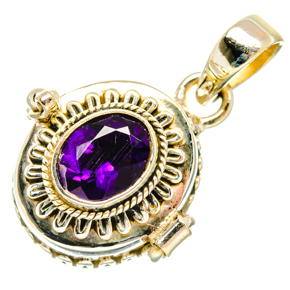 African Amethyst Pendants handcrafted by Ana Silver Co - PD26922 - Photo 2