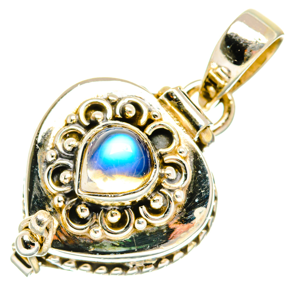 Rainbow Moonstone Pendants handcrafted by Ana Silver Co - PD26935 - Photo 2