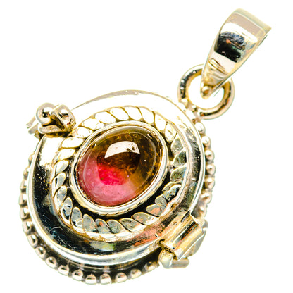 Watermelon Tourmaline Pendants handcrafted by Ana Silver Co - PD26936 - Photo 2