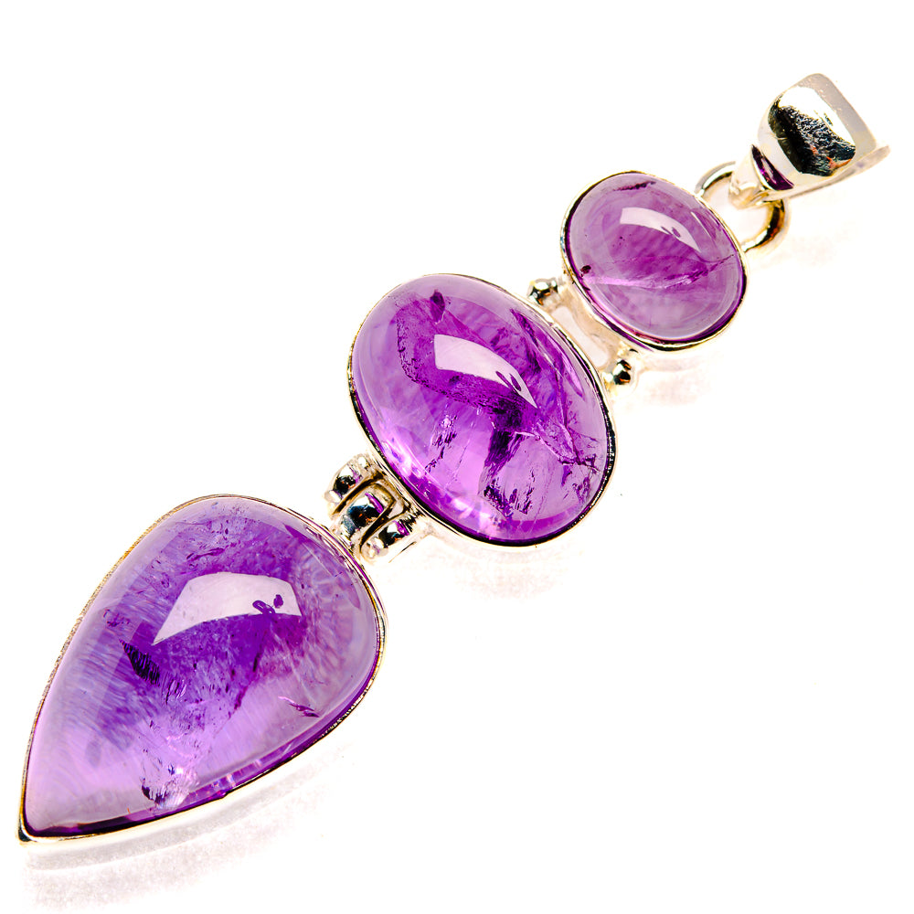 Amethyst Pendants handcrafted by Ana Silver Co - PD26964 - Photo 2