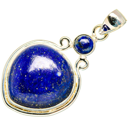 Lapis Lazuli Pendants handcrafted by Ana Silver Co - PD26986 - Photo 2