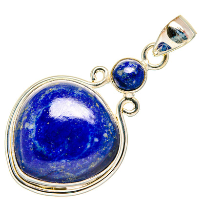 Lapis Lazuli Pendants handcrafted by Ana Silver Co - PD26991 - Photo 2