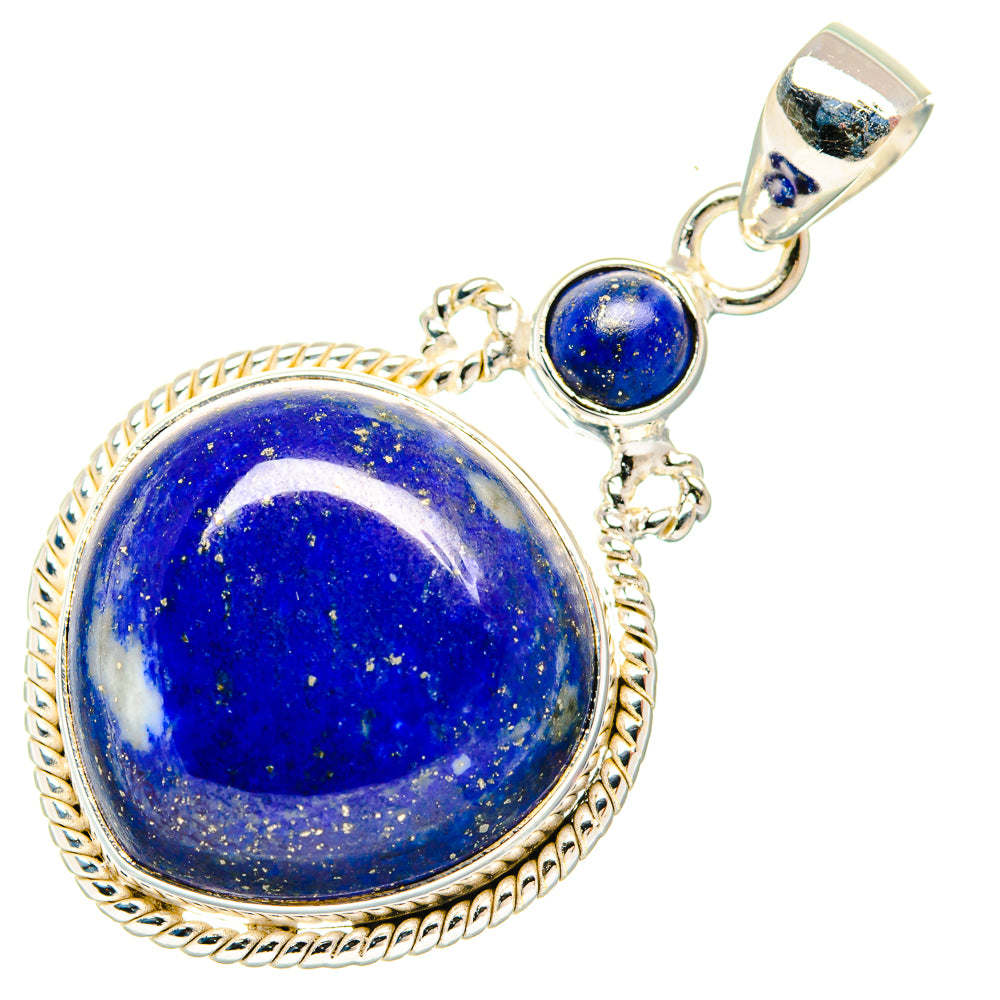 Lapis Lazuli Pendants handcrafted by Ana Silver Co - PD26992 - Photo 2