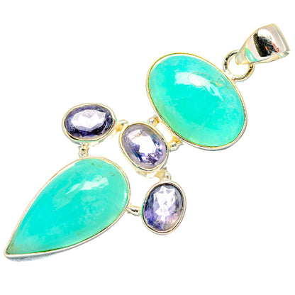 Larimar Pendants handcrafted by Ana Silver Co - PD26998 - Photo 2
