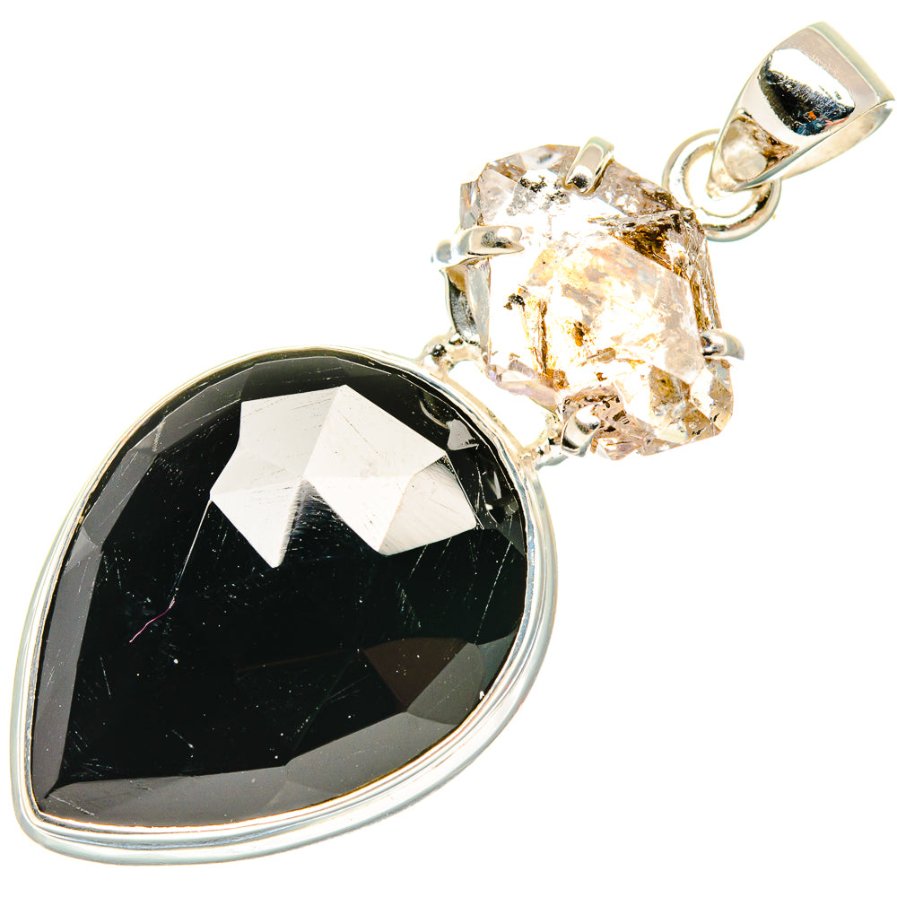 Black Onyx Pendants handcrafted by Ana Silver Co - PD27002 - Photo 2