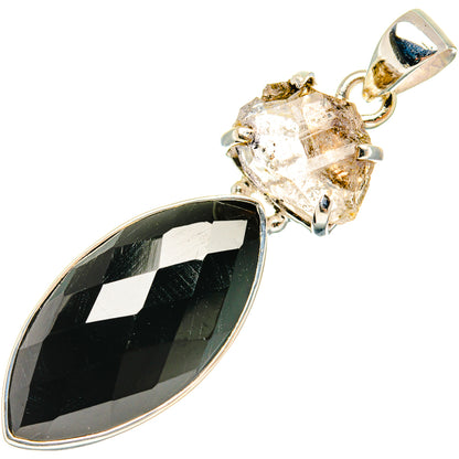 Black Onyx Pendants handcrafted by Ana Silver Co - PD27003 - Photo 2