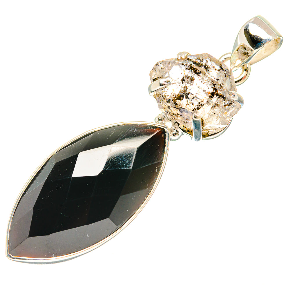 Black Onyx Pendants handcrafted by Ana Silver Co - PD27004 - Photo 2