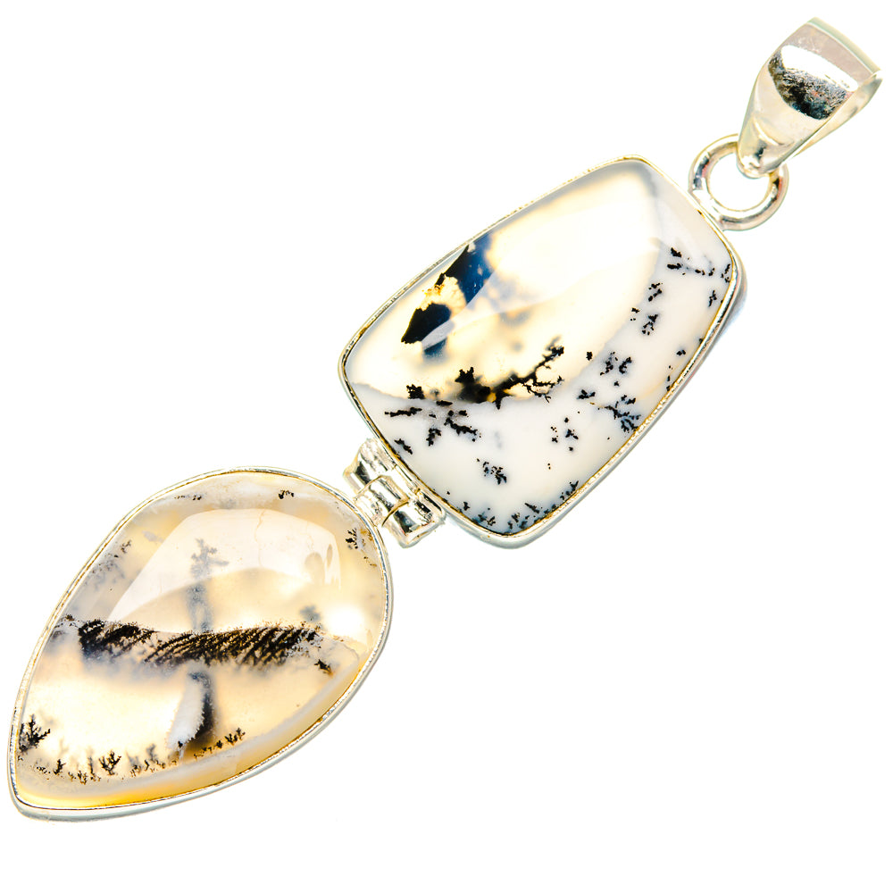 Dendritic Opal Pendants handcrafted by Ana Silver Co - PD27016 - Photo 2
