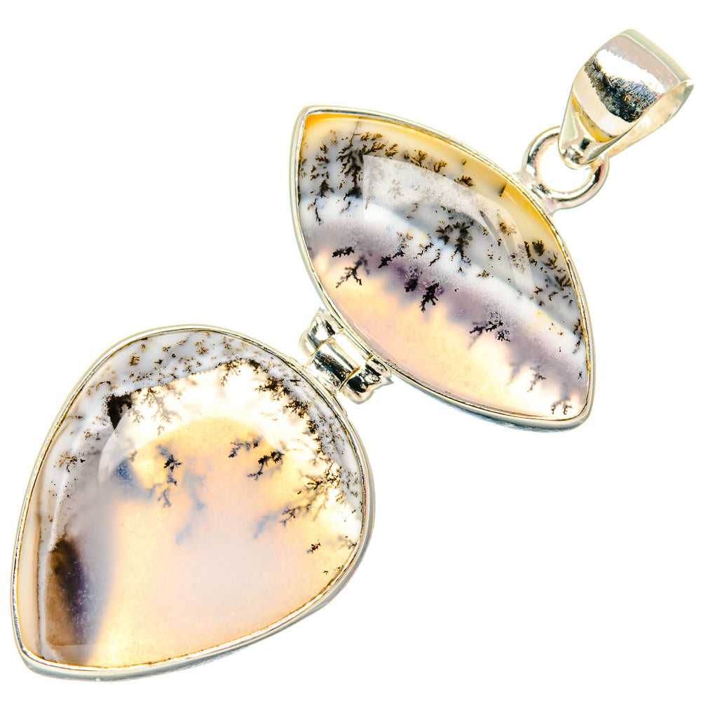 Dendritic Opal Pendants handcrafted by Ana Silver Co - PD27017 - Photo 2