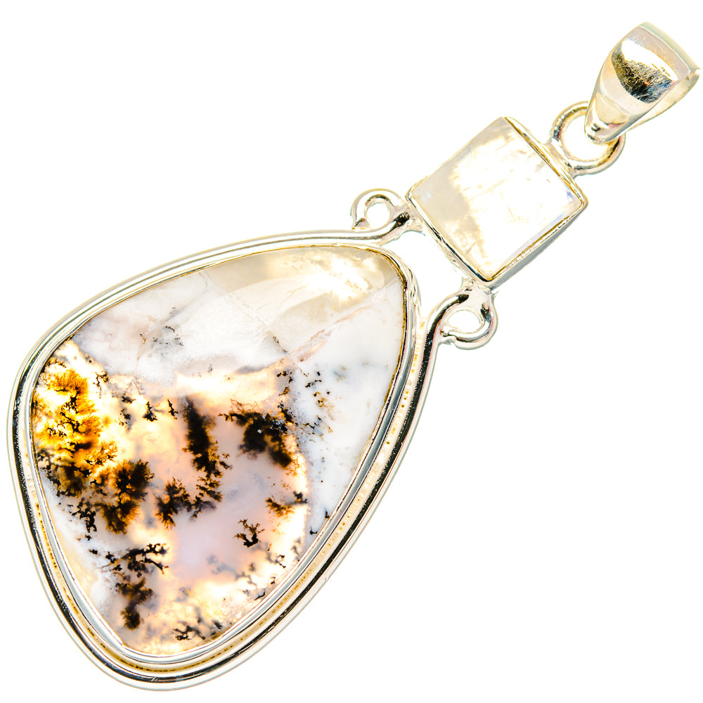 Dendritic Opal Pendants handcrafted by Ana Silver Co - PD27018 - Photo 2
