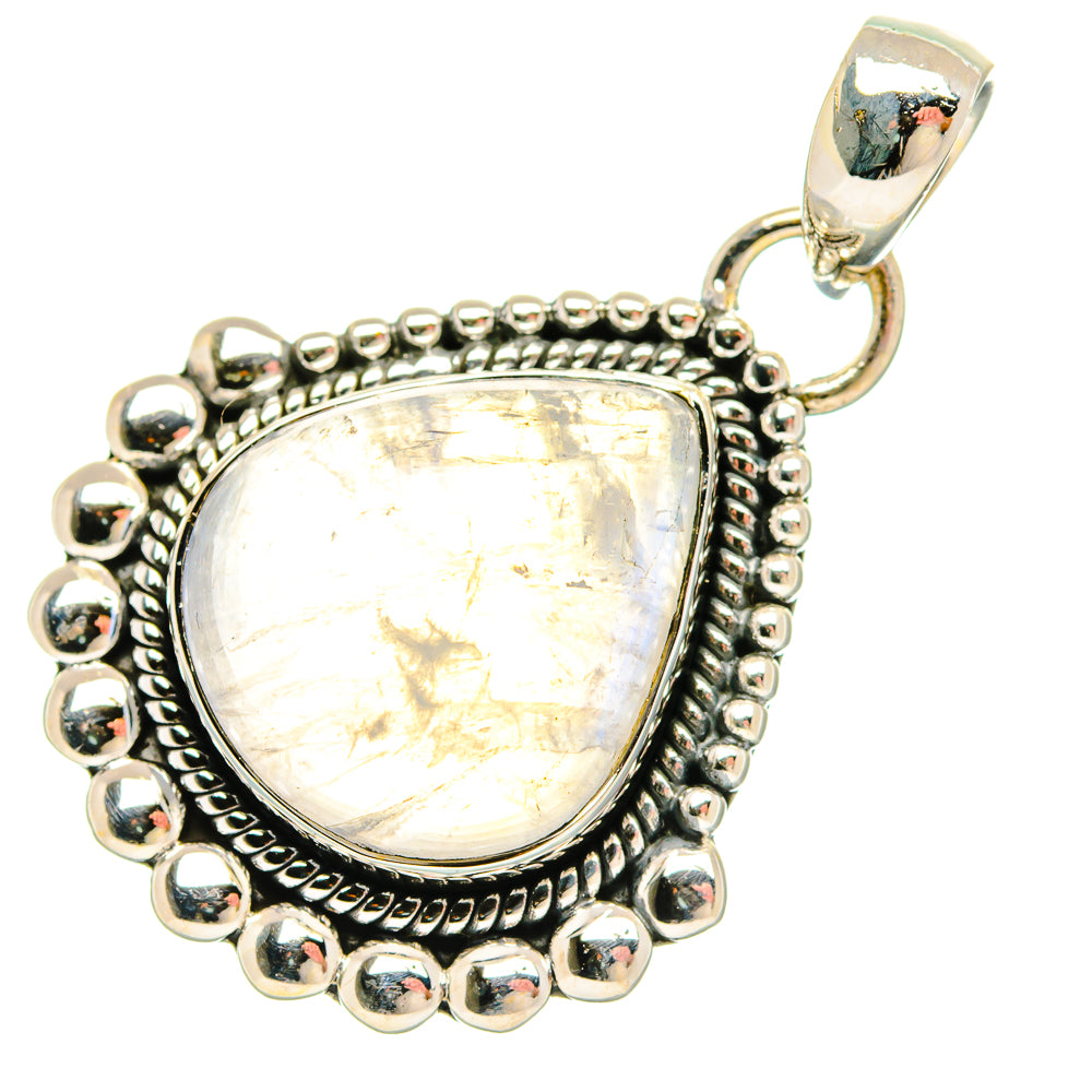 Rainbow Moonstone Pendants handcrafted by Ana Silver Co - PD27041 - Photo 2