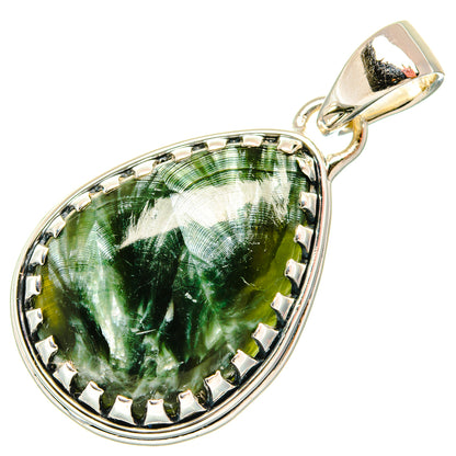 Seraphinite Pendants handcrafted by Ana Silver Co - PD27053 - Photo 2