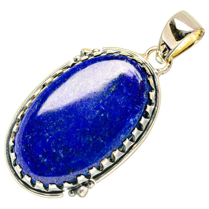 Lapis Lazuli Pendants handcrafted by Ana Silver Co - PD27055 - Photo 2