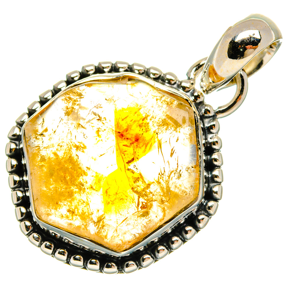 Citrine Pendants handcrafted by Ana Silver Co - PD27063 - Photo 2